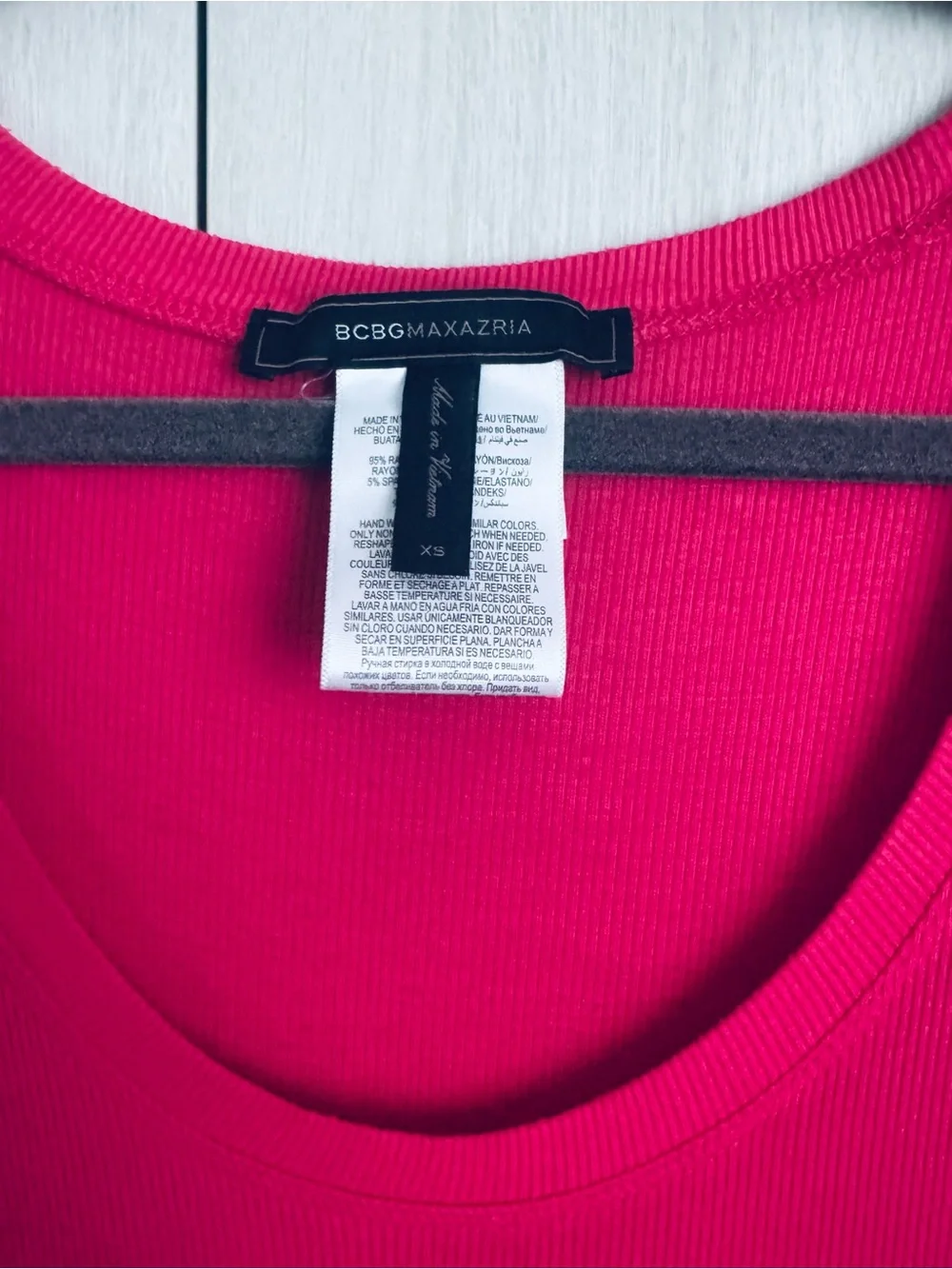 BCBGMaxAzria Raspberry High-Low Maxi Dress XS - Picture 4 of 6